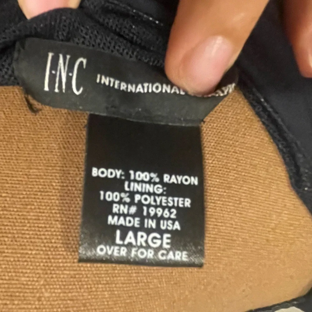 Inc black shirt sleeve dress with butterfly beaded detail - Picture 8 of 8